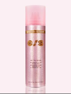 ONE/ SIZE On 'Til Dawn Waterproof Glitter Setting Spray -BROWN SUGAR LMTD. EDT.